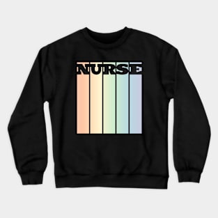 Nurse Rainbow Crewneck Sweatshirt